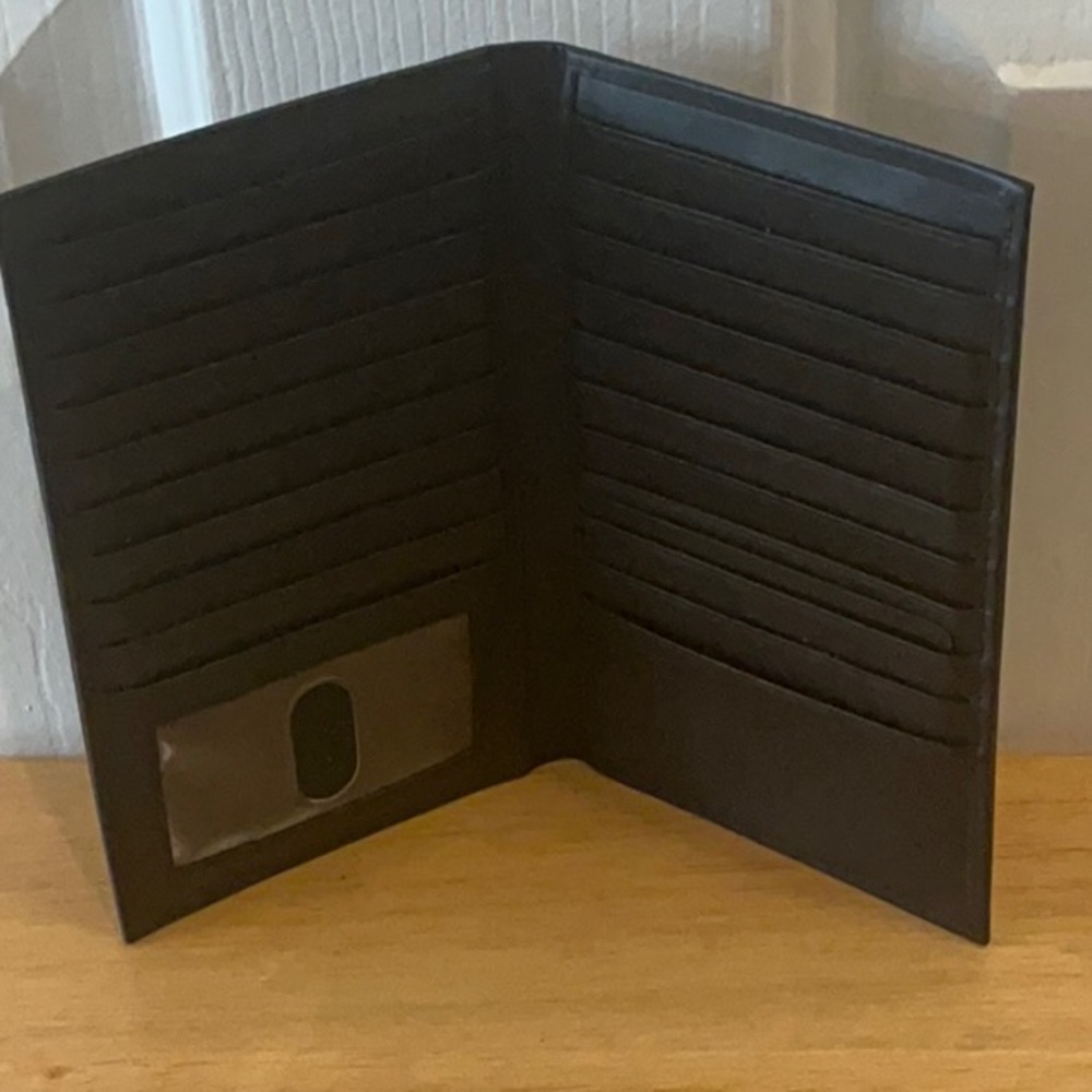 AG Black Leather Wallet RDID - Picture 9 of 9